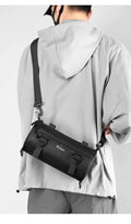Autumn Fashion Nylon Male Shoulder Bag Large Capacity Cylinder Composite Men Crossbody Bags Waterproof Messenger bag 슬링백 bolsos