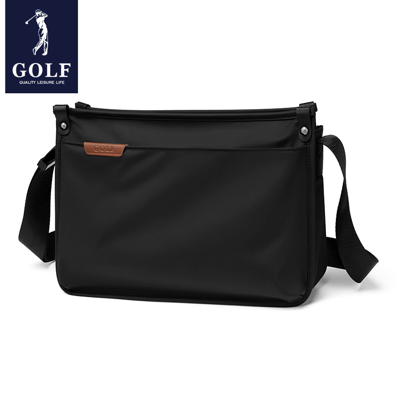 GOLF men's crossbody bag trendy brand casual shoulder bag large capacity canvas mailman bag commuting sports small backpack