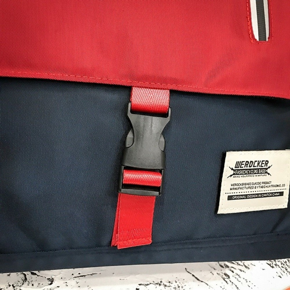 Classic Waterproof Messenger Bag Multi-pocket Adjustable Strap Crossbody Bag Large Capacity Laptop Bag Men