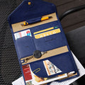 Foldable Travel Passport Cover Credit Card Holder Money Wallet ID Multifunction Documents Flight License Wallet Bag
